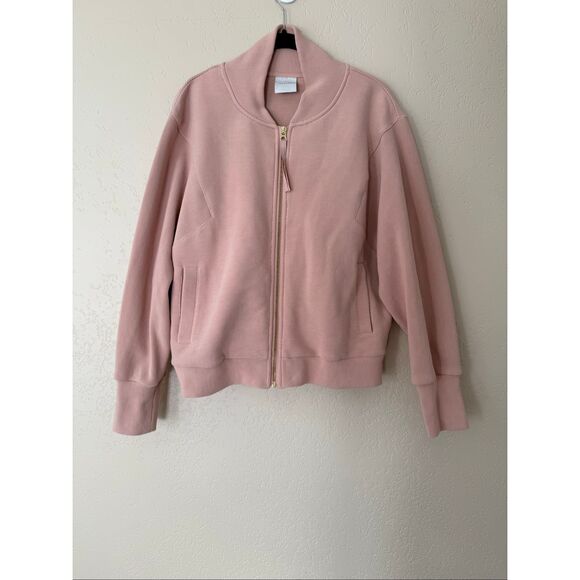 Varley Alia Zip Sweater in Rose - Picture 3 of 9